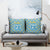 Israel Christmas Pillow Cover with Blue-Yellow Star Pattern, Menorah, and Santa Motif - Wonder Print Shop