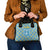 Israel Christmas Shoulder Handbag with Blue-Yellow Star Pattern, Menorah, and Santa Motif - Wonder Print Shop