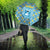 Israel Christmas Umbrella with Blue-Yellow Star Pattern, Menorah, and Santa Motif - Wonder Print Shop