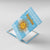 Argentina Christmas Canvas Wall Art with Blue-White Snowflake Pattern, Sun Emblem, and Map Motif - Wonder Print Shop