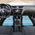 Argentina Christmas Car Mats with Blue-White Snowflake Pattern, Sun Emblem, and Map Motif - Wonder Print Shop