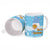 Argentina Christmas Ceramic Mug with Blue-White Snowflake Pattern, Sun Emblem, and Map Motif - Wonder Print Shop