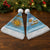 Argentina Christmas Santa Hat with Blue-White Snowflake Pattern, Sun Emblem, and Map Motif - Wonder Print Shop