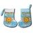 Argentina Christmas Stocking with Blue-White Snowflake Pattern, Sun Emblem, and Map Motif - Wonder Print Shop