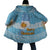 Argentina Christmas Cloak with Blue-White Snowflake Pattern, Sun Emblem, and Map Motif - Wonder Print Shop