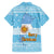Argentina Christmas Family Matching Long Sleeve Bodycon Dress and Hawaiian Shirt with Blue-White Snowflake Pattern, Sun Emblem, and Map Motif - Wonder Print Shop