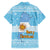 Argentina Christmas Family Matching Off The Shoulder Long Sleeve Dress and Hawaiian Shirt with Blue-White Snowflake Pattern, Sun Emblem, and Map Motif - Wonder Print Shop