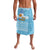 Argentina Christmas Lavalava with Blue-White Snowflake Pattern, Sun Emblem, and Map Motif - Wonder Print Shop