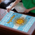 Argentina Christmas Puzzle with Blue-White Snowflake Pattern, Sun Emblem, and Map Motif - Wonder Print Shop
