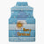 Argentina Christmas Sleeveless Puffer Jacket with Blue-White Snowflake Pattern, Sun Emblem, and Map Motif - Wonder Print Shop