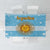 Argentina Christmas Tablecloth with Blue-White Snowflake Pattern, Sun Emblem, and Map Motif - Wonder Print Shop