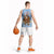 Argentina Christmas Basketball Jersey with Blue-White Snowflake Pattern, Sun Emblem, and Gaucho Santa Riding Horse Motif - Wonder Print Shop