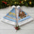 Argentina Christmas Santa Hat with Blue-White Snowflake Pattern, Sun Emblem, and Gaucho Santa Riding Horse Motif - Wonder Print Shop