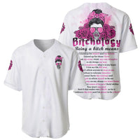 Bitchology Being A Bitch Means Baseball Jersey - Wonder Print Shop