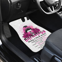 Bitchology Being A Bitch Means Car Mats - Wonder Print Shop