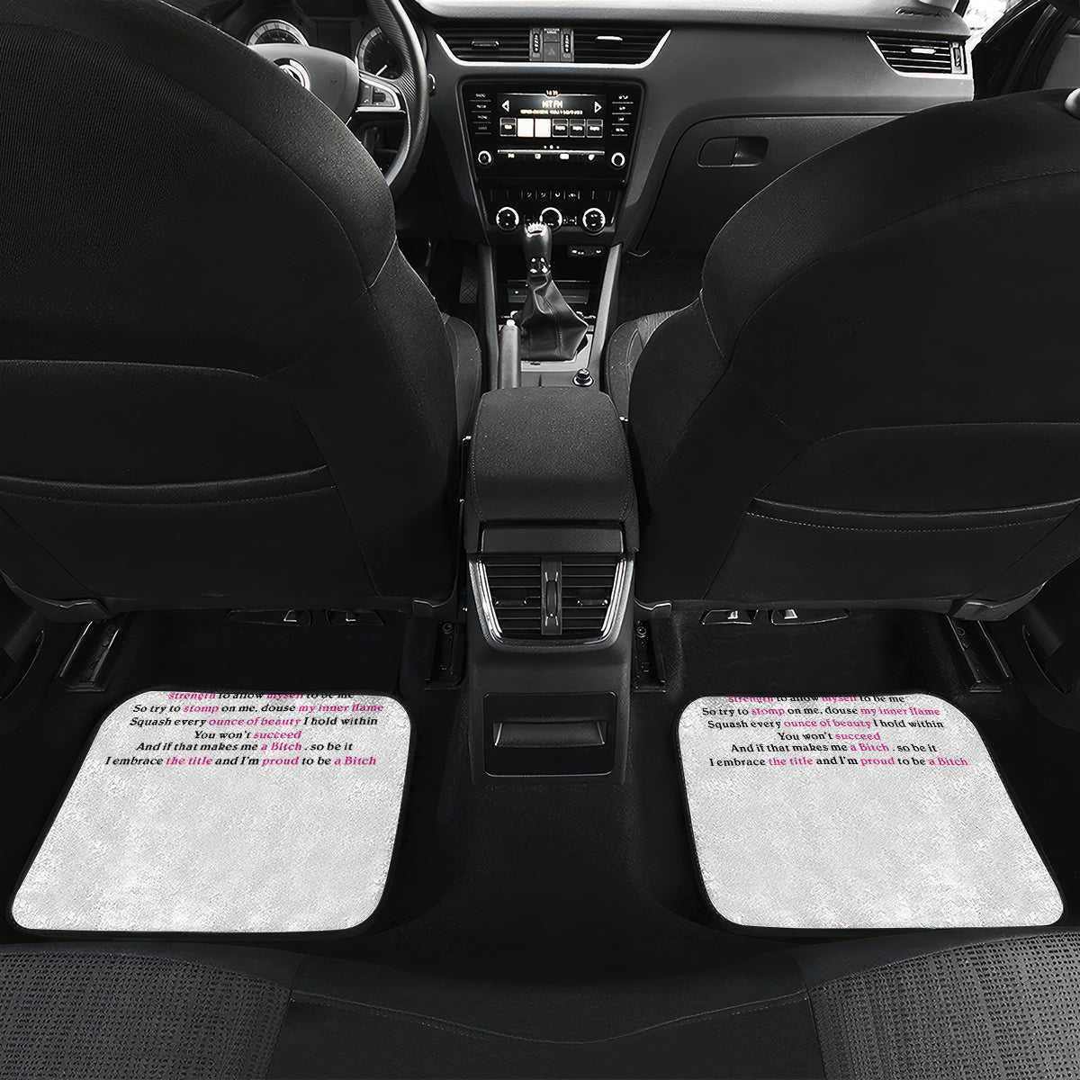 Bitchology Being A Bitch Means Car Mats - Wonder Print Shop