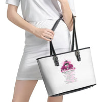 Bitchology Being A Bitch Means Leather Tote Bag - Wonder Print Shop