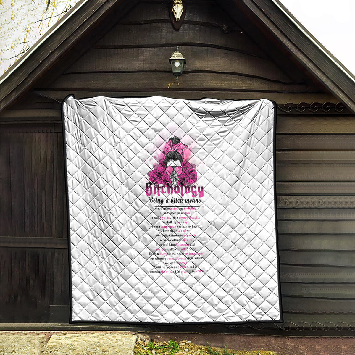 Bitchology Being A Bitch Means Quilt - Wonder Print Shop