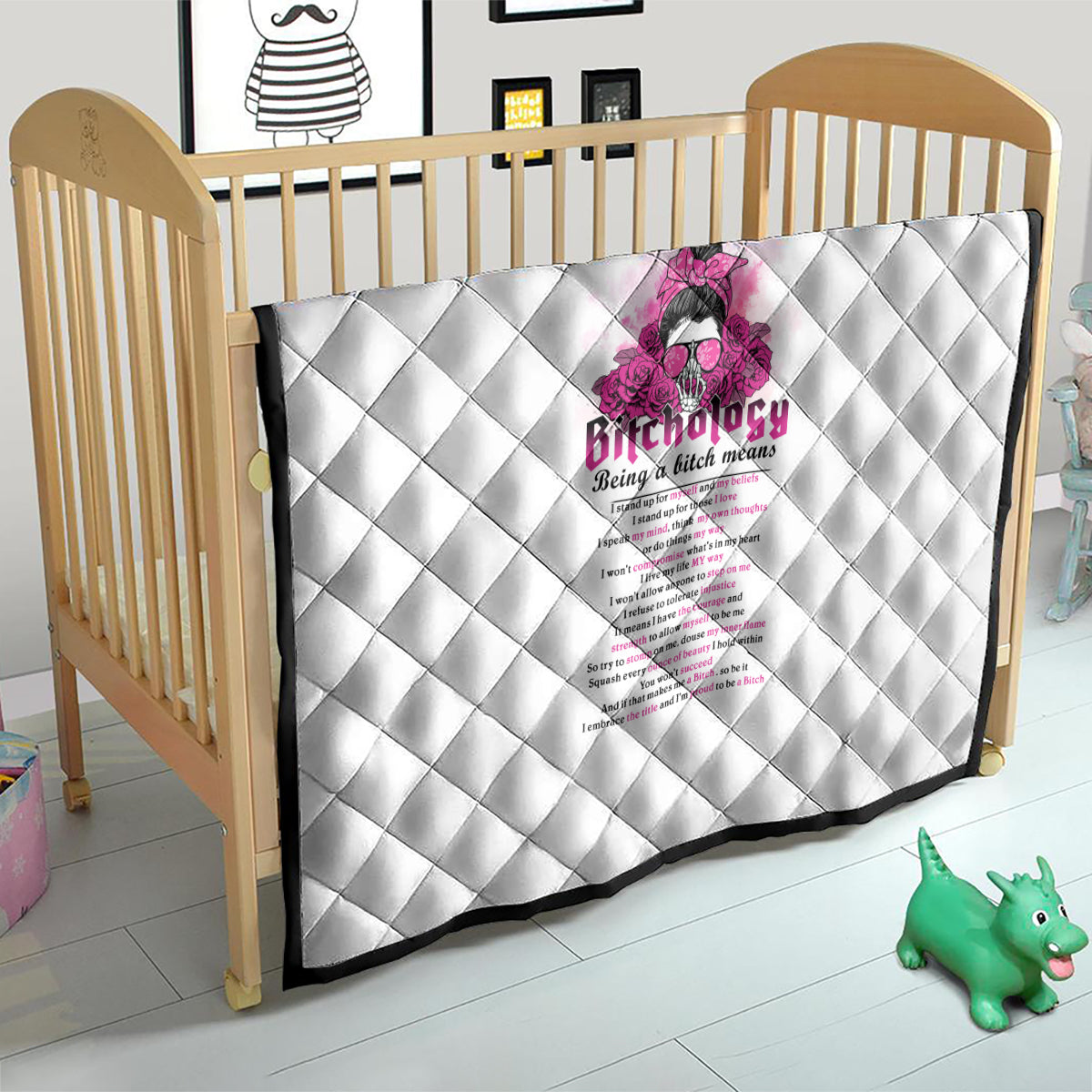 Bitchology Being A Bitch Means Quilt - Wonder Print Shop