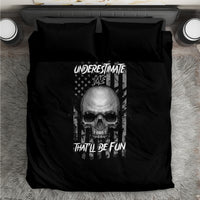 Underestimate Me That'll Be Fun Bedding Set - Wonder Print Shop