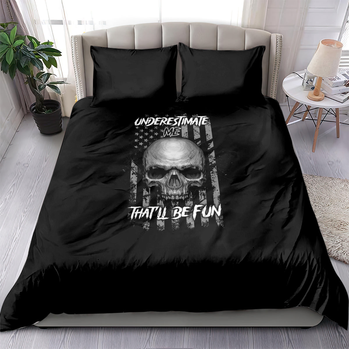 Underestimate Me That'll Be Fun Bedding Set - Wonder Print Shop