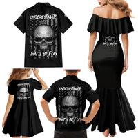 Underestimate Me That'll Be Fun Family Matching Mermaid Dress and Hawaiian Shirt - Wonder Print Shop