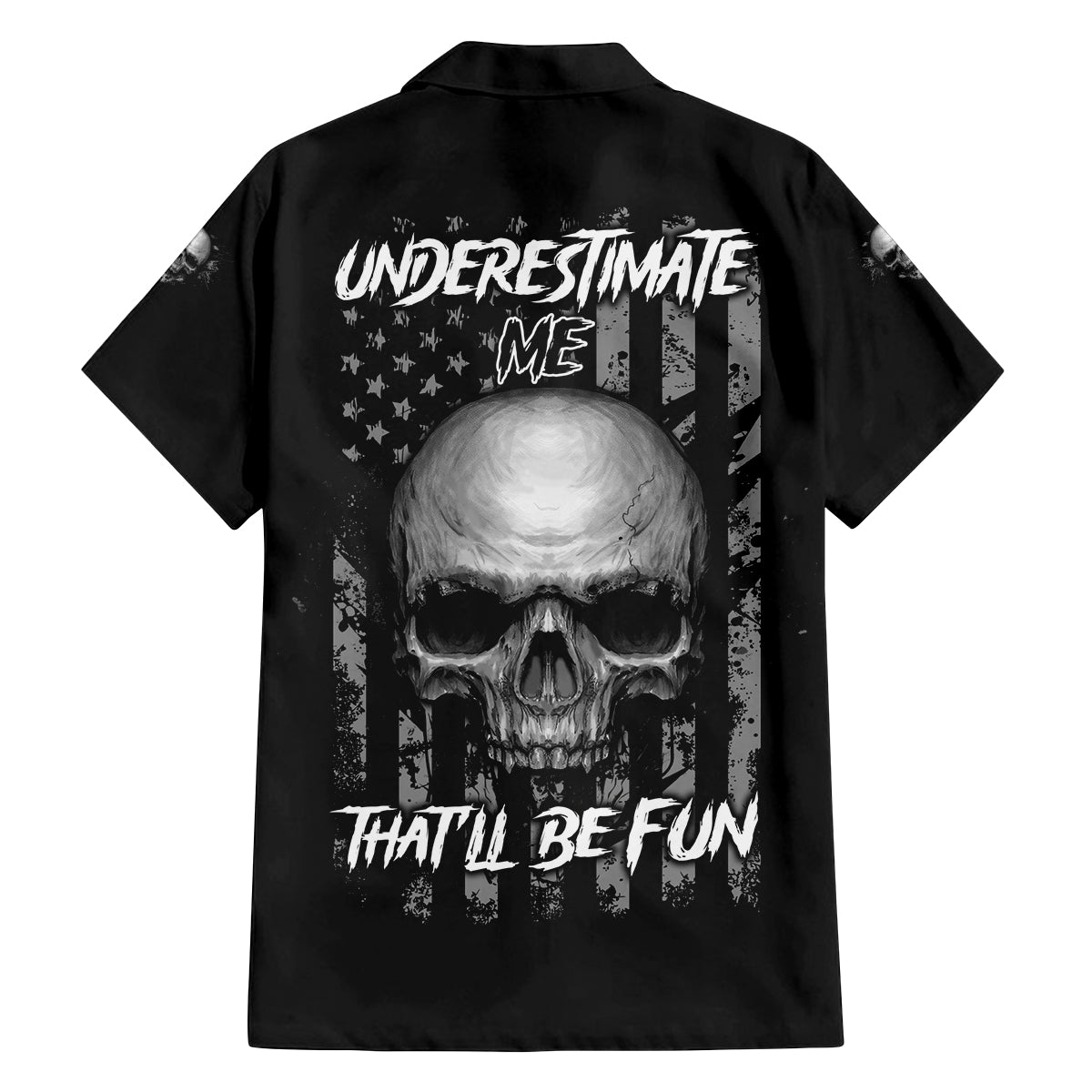 Underestimate Me That'll Be Fun Family Matching Off Shoulder Maxi Dress and Hawaiian Shirt - Wonder Print Shop