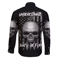 Underestimate Me That'll Be Fun Family Matching Puletasi Dress and Hawaiian Shirt - Wonder Print Shop