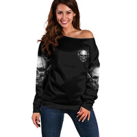 Underestimate Me That'll Be Fun Off Shoulder Sweater - Wonder Print Shop