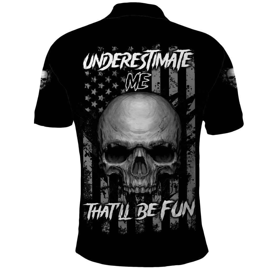 Underestimate Me That'll Be Fun Polo Shirt - Wonder Print Shop
