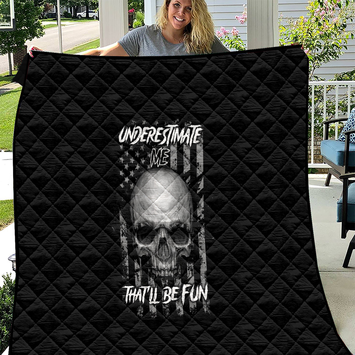 Underestimate Me That'll Be Fun Quilt - Wonder Print Shop