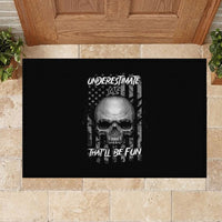 Underestimate Me That'll Be Fun Rubber Doormat - Wonder Print Shop