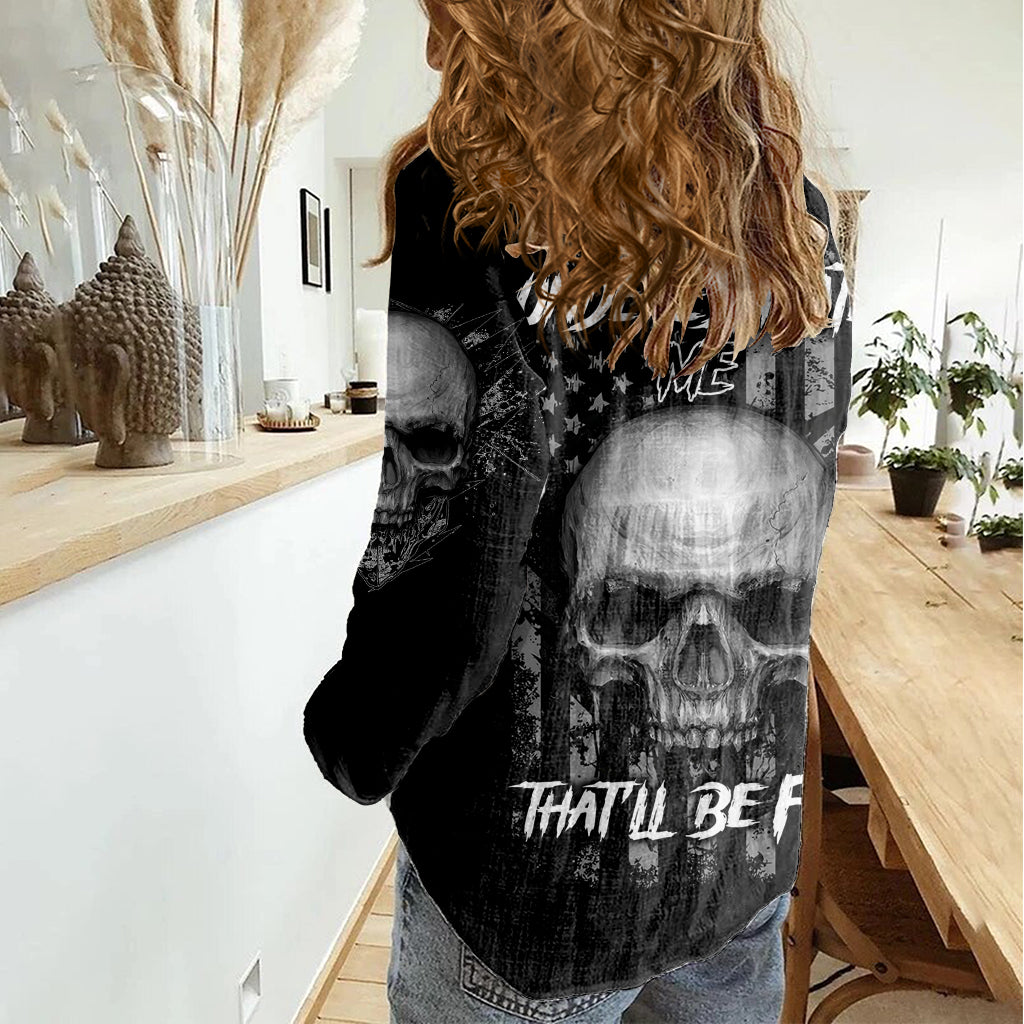 Underestimate Me That'll Be Fun Women Casual Shirt - Wonder Print Shop