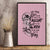 The Good Girl In Me Got Tired Skull Canvas Wall Art - Wonder Print Shop
