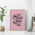 The Good Girl In Me Got Tired Skull Canvas Wall Art - Wonder Print Shop