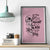 The Good Girl In Me Got Tired Skull Canvas Wall Art - Wonder Print Shop