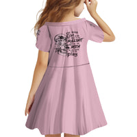 The Good Girl In Me Got Tired Skull Family Matching Long Sleeve Bodycon Dress and Hawaiian Shirt - Wonder Print Shop