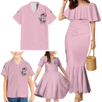 The Good Girl In Me Got Tired Skull Family Matching Mermaid Dress and Hawaiian Shirt - Wonder Print Shop