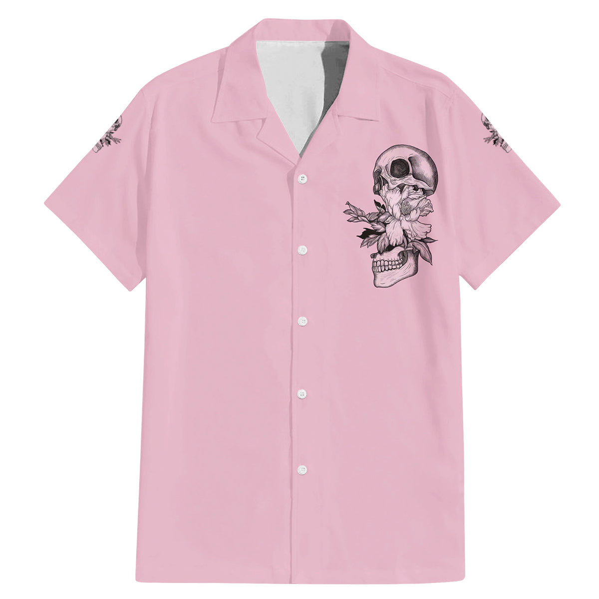 The Good Girl In Me Got Tired Skull Family Matching Mermaid Dress and Hawaiian Shirt - Wonder Print Shop