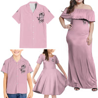 The Good Girl In Me Got Tired Skull Family Matching Off Shoulder Maxi Dress and Hawaiian Shirt - Wonder Print Shop