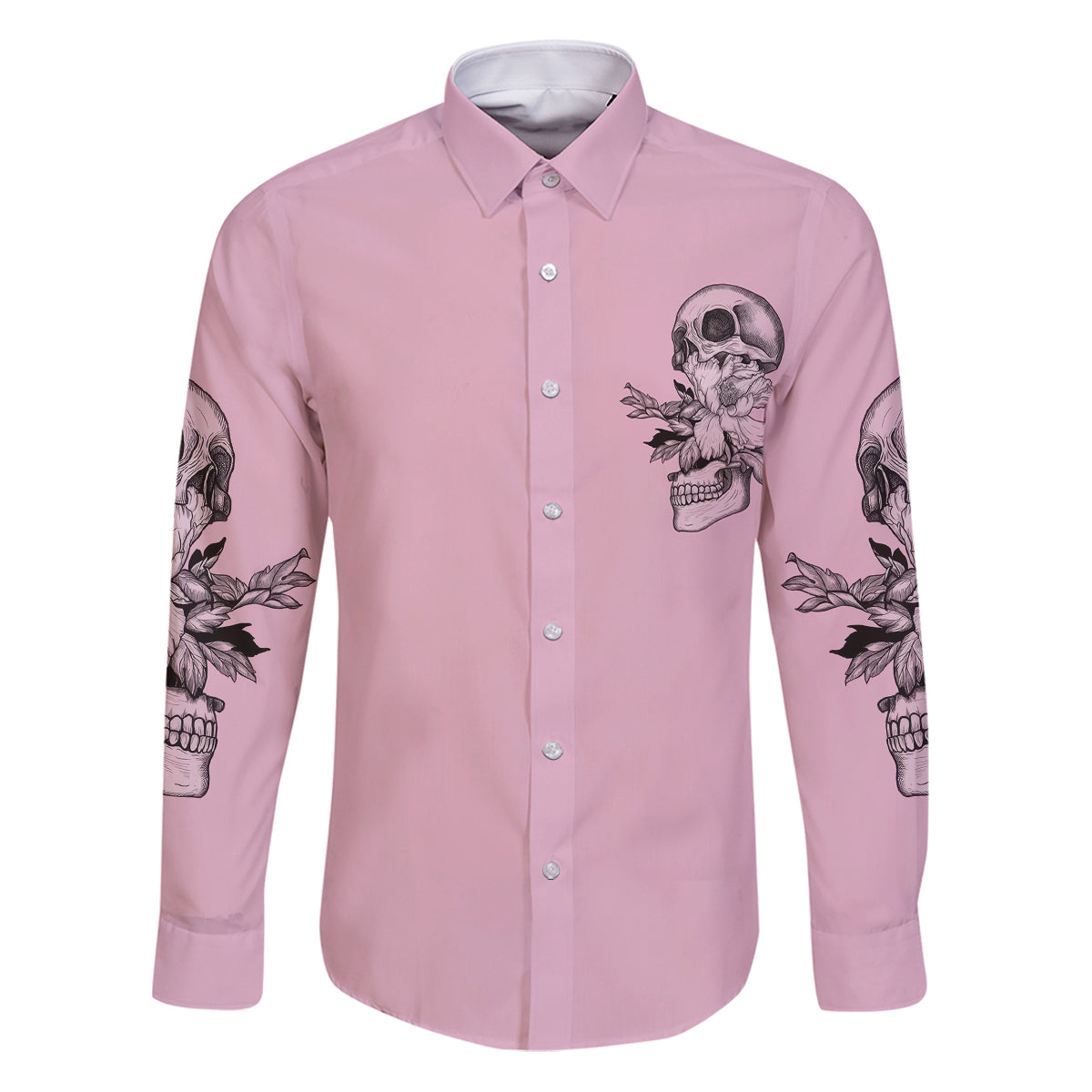 The Good Girl In Me Got Tired Skull Family Matching Puletasi Dress and Hawaiian Shirt - Wonder Print Shop