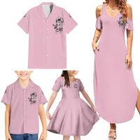 The Good Girl In Me Got Tired Skull Family Matching Summer Maxi Dress and Hawaiian Shirt - Wonder Print Shop