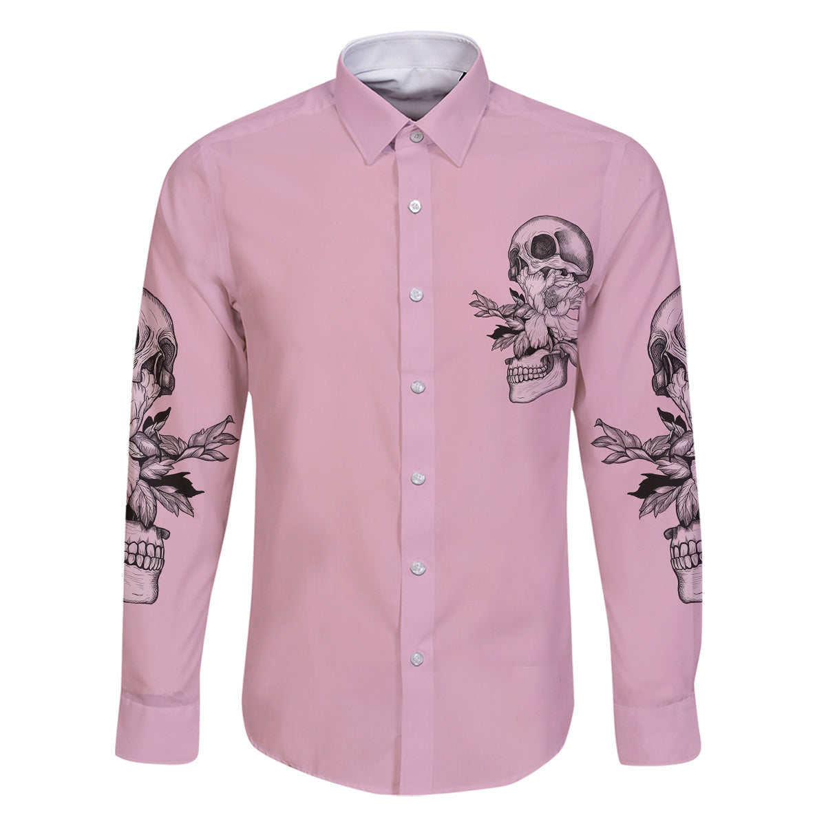 The Good Girl In Me Got Tired Skull Family Matching Tank Maxi Dress and Hawaiian Shirt - Wonder Print Shop