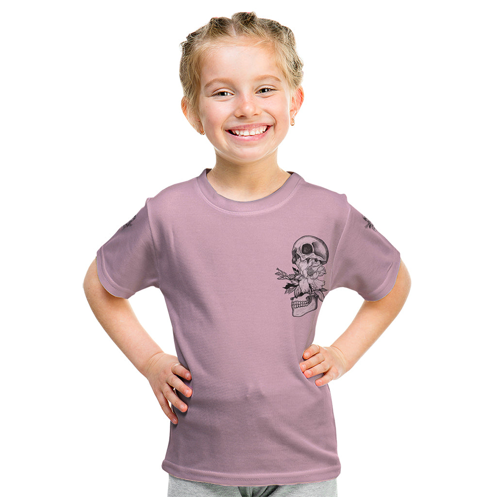 The Good Girl In Me Got Tired Skull Kid T Shirt - Wonder Print Shop