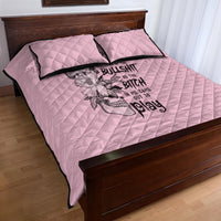 The Good Girl In Me Got Tired Skull Quilt Bed Set - Wonder Print Shop