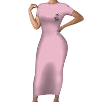 The Good Girl In Me Got Tired Skull Short Sleeve Bodycon Dress - Wonder Print Shop