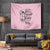 The Good Girl In Me Got Tired Skull Tapestry - Wonder Print Shop