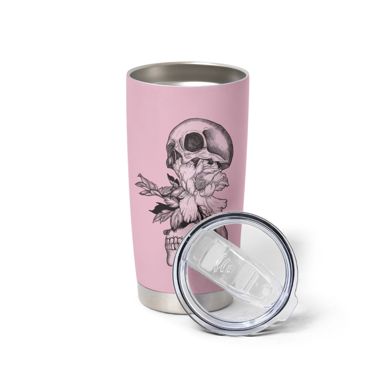 The Good Girl In Me Got Tired Skull Tumbler Cup - Wonder Print Shop