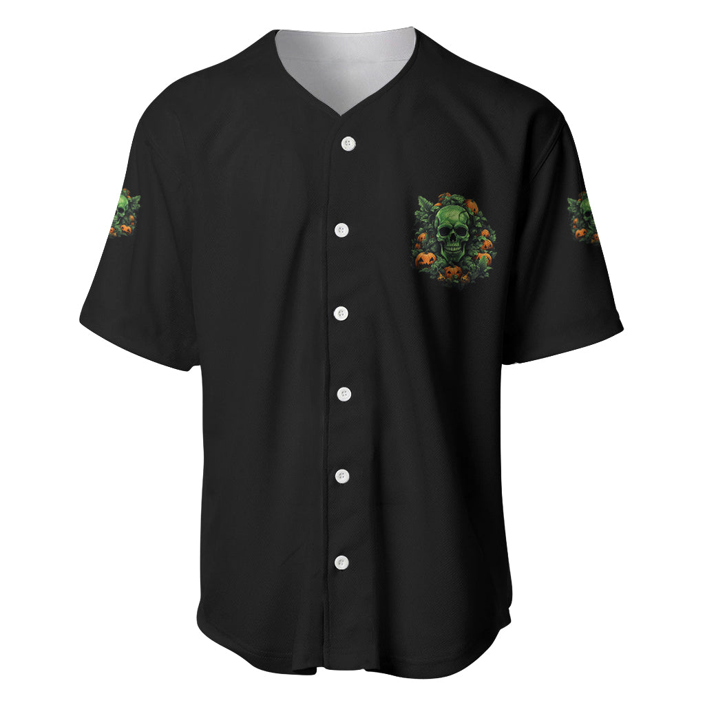 Your Demons Hide Under Your Bed Skull Halloween Baseball Jersey - Wonder Print Shop
