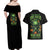 Your Demons Hide Under Your Bed Skull Halloween Couples Matching Off Shoulder Maxi Dress and Hawaiian Shirt - Wonder Print Shop